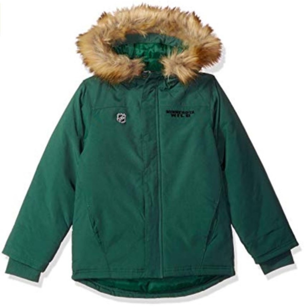 NHL Minnesota Wild Youth Boys Recon Parka, Size XL